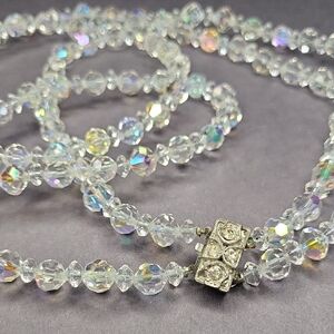 Vintage Aurora Borealis Double Strand